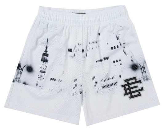 Eric Emanuel EE Basic Shorts “White Skyline”