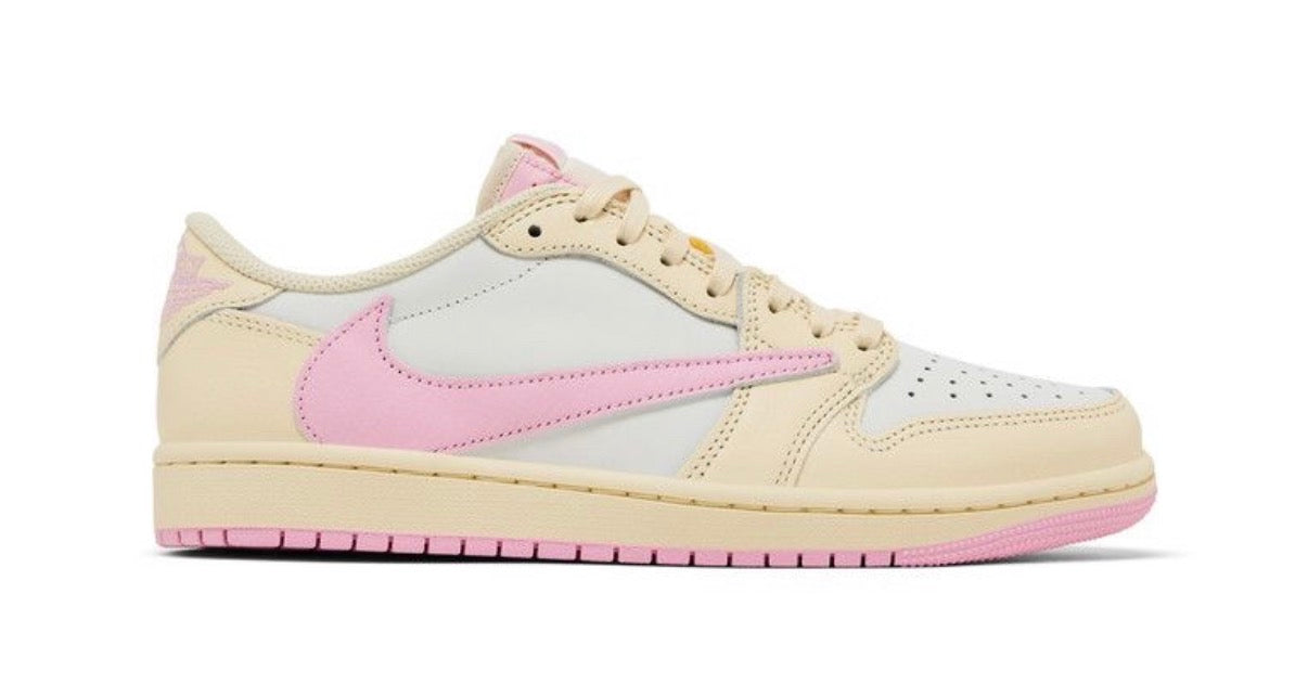 Mens Travis Scott x Jordan Retro 1 Low OG “Shy Pink”