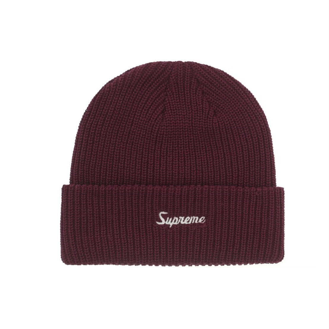 Supreme Loose Gauge Beanie “Dark Red / Burgundy”