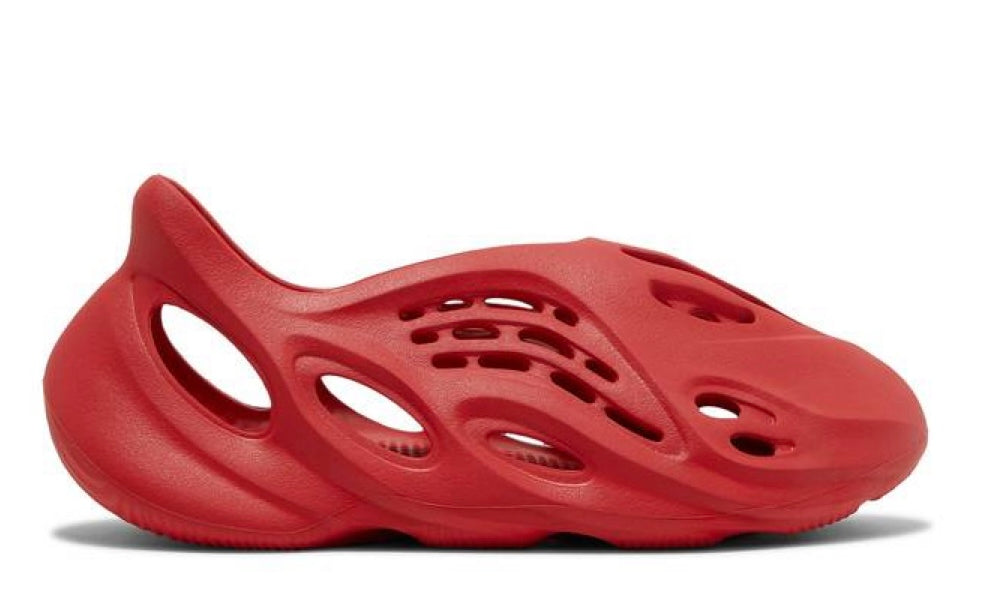 Mens Adidas Yeezy Foam Runner Vermillion Chasing Laces Mens Adidas Yeezy Foam Runner Vermillion Chasing Laces