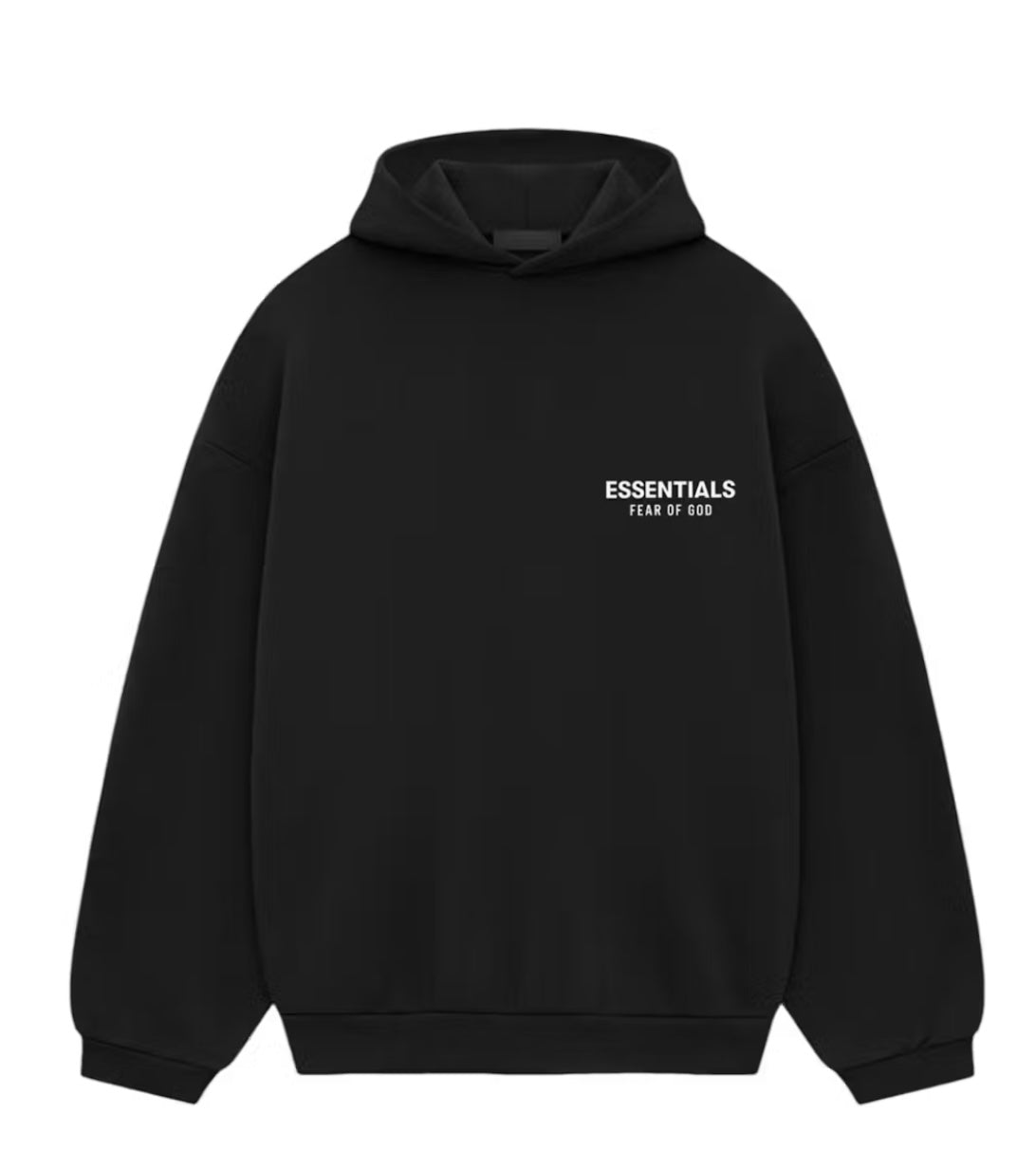 NEW Essentials Hoodie “Jet Black”