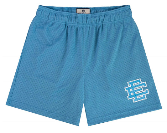 Eric Emanuel EE Basic Shorts “Carolina Blue / Off White”